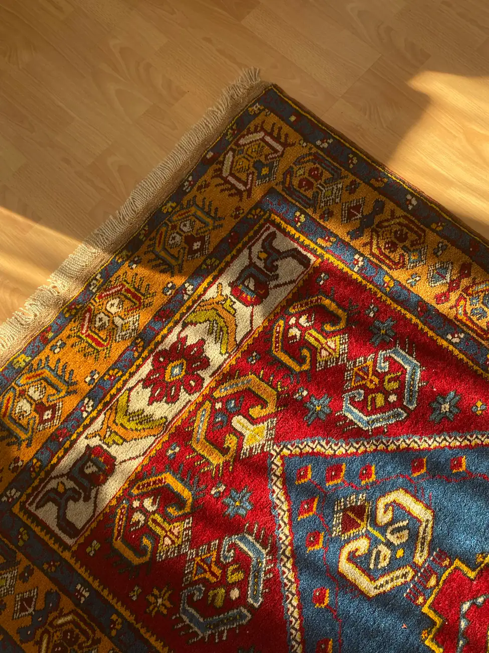 Patterned wool rug | Carpet cleaning in Durham Close-up of a traditional patterned rug, carpet cleaning in Durham